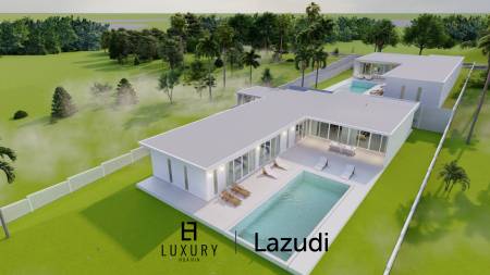 New Development - Modern Pool Villas on Palm Hill Golf Course