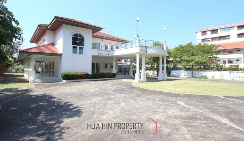 Land with a 2 Storey Villa, 50 metres from Beach - Central Hua Hin