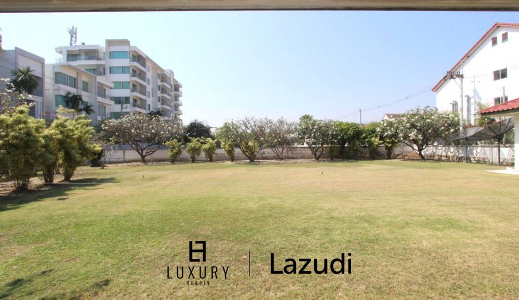 Land with a 2 Storey Villa, 50 metres from Beach - Central Hua Hin