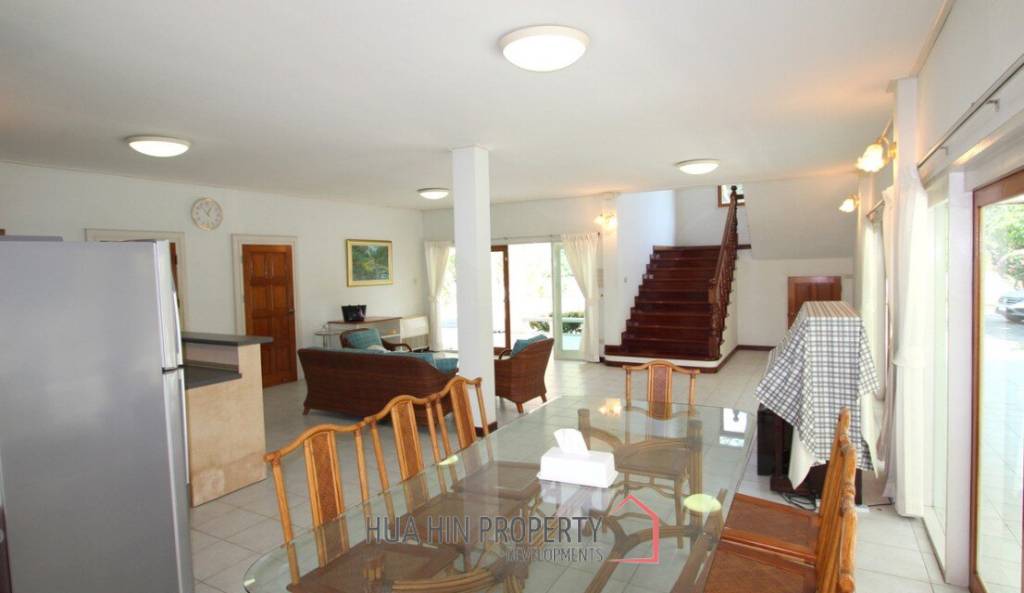 Land with a 2 Storey Villa, 50 metres from Beach - Central Hua Hin