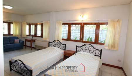 Land with a 2 Storey Villa, 50 metres from Beach - Central Hua Hin
