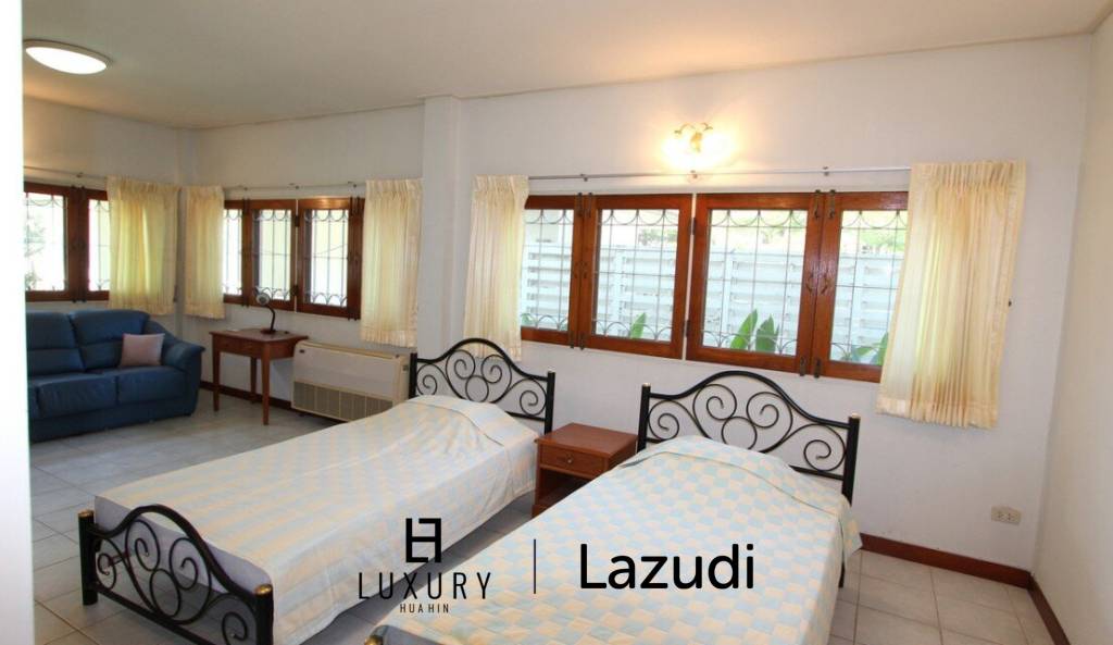 Land with a 2 Storey Villa, 50 metres from Beach - Central Hua Hin