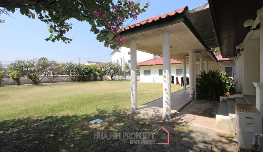 Land with a 2 Storey Villa, 50 metres from Beach - Central Hua Hin