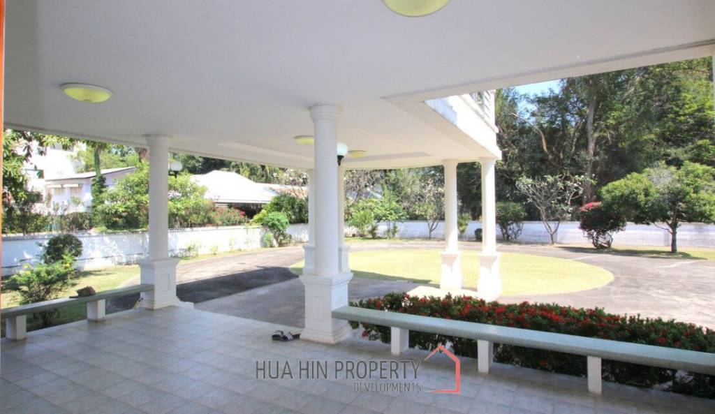 Land with a 2 Storey Villa, 50 metres from Beach - Central Hua Hin