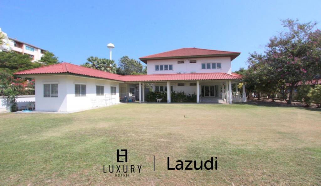 Land with a 2 Storey Villa, 50 metres from Beach - Central Hua Hin