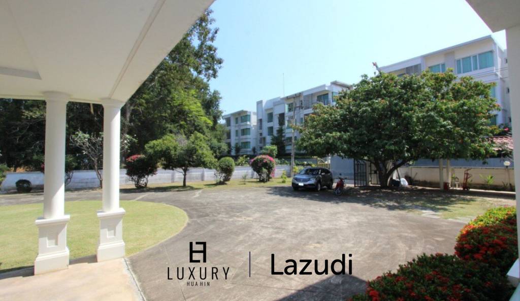 Land with a 2 Storey Villa, 50 metres from Beach - Central Hua Hin