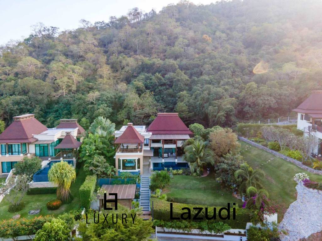 Einstöckige Pool Villa mit Meerblick und vier Schlafzimmern