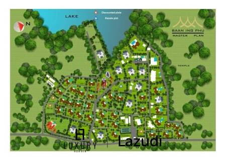 Nice Land Plot for Sale at Baan Ing Phu (830Sqm)