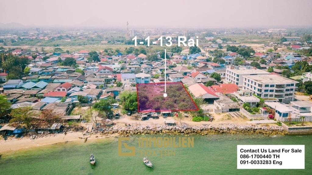 Absolute Beachfront Land Close to the Novotel in Cha Am