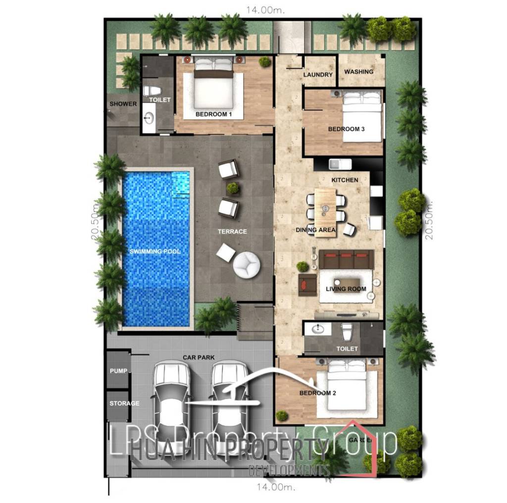 Eeden Village - Good Value 3 Bedroom Pool Villa - New Development