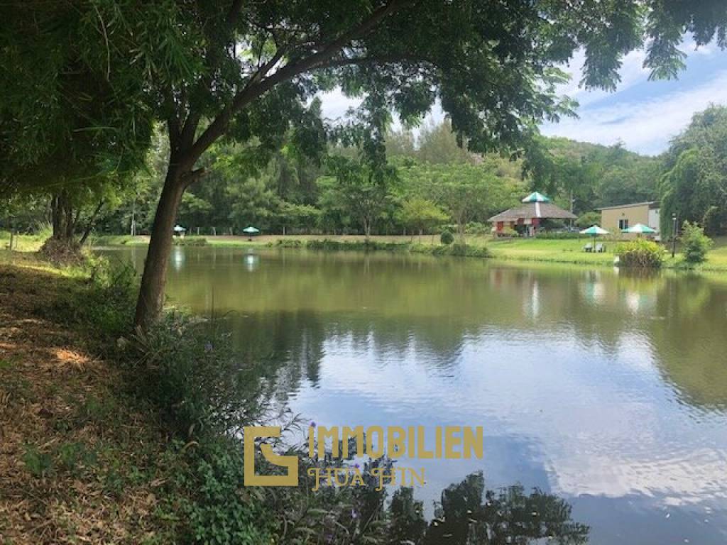 Beautiful Lakefront 1 Rai Plot of Land On Fishing Lake, Ideal For 1 or 2 Homes