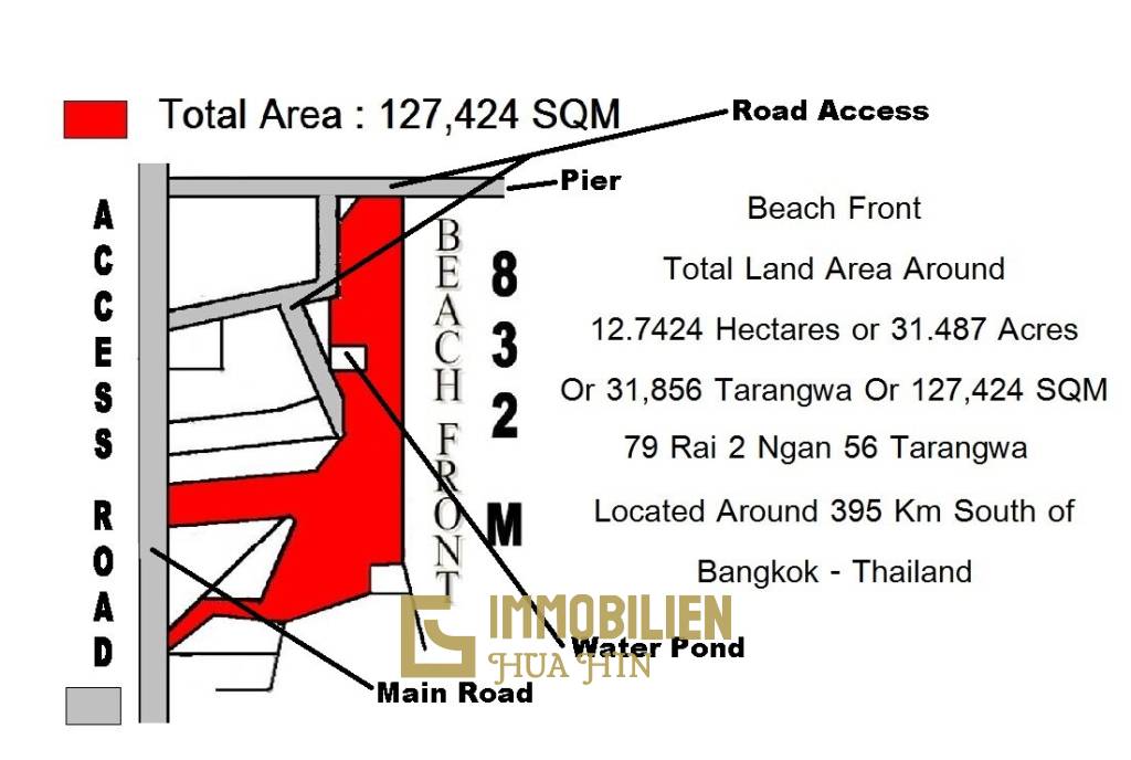 Absolute Beachfront Land in Prachuap Bang Saphan Noi