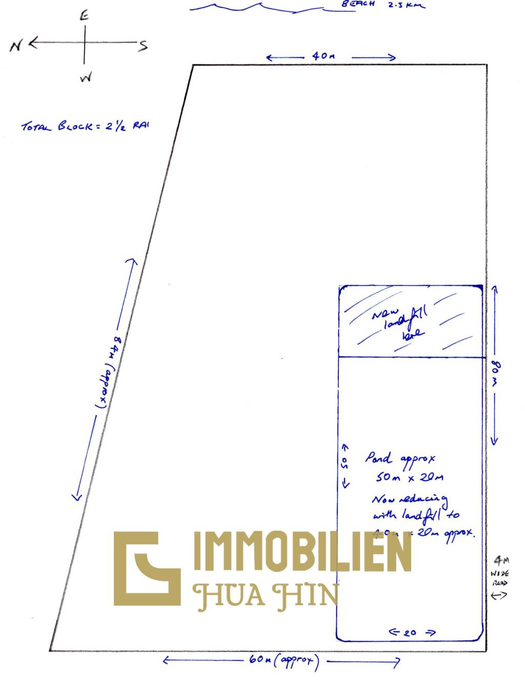 4,000 m² Atterrir Pour Vente