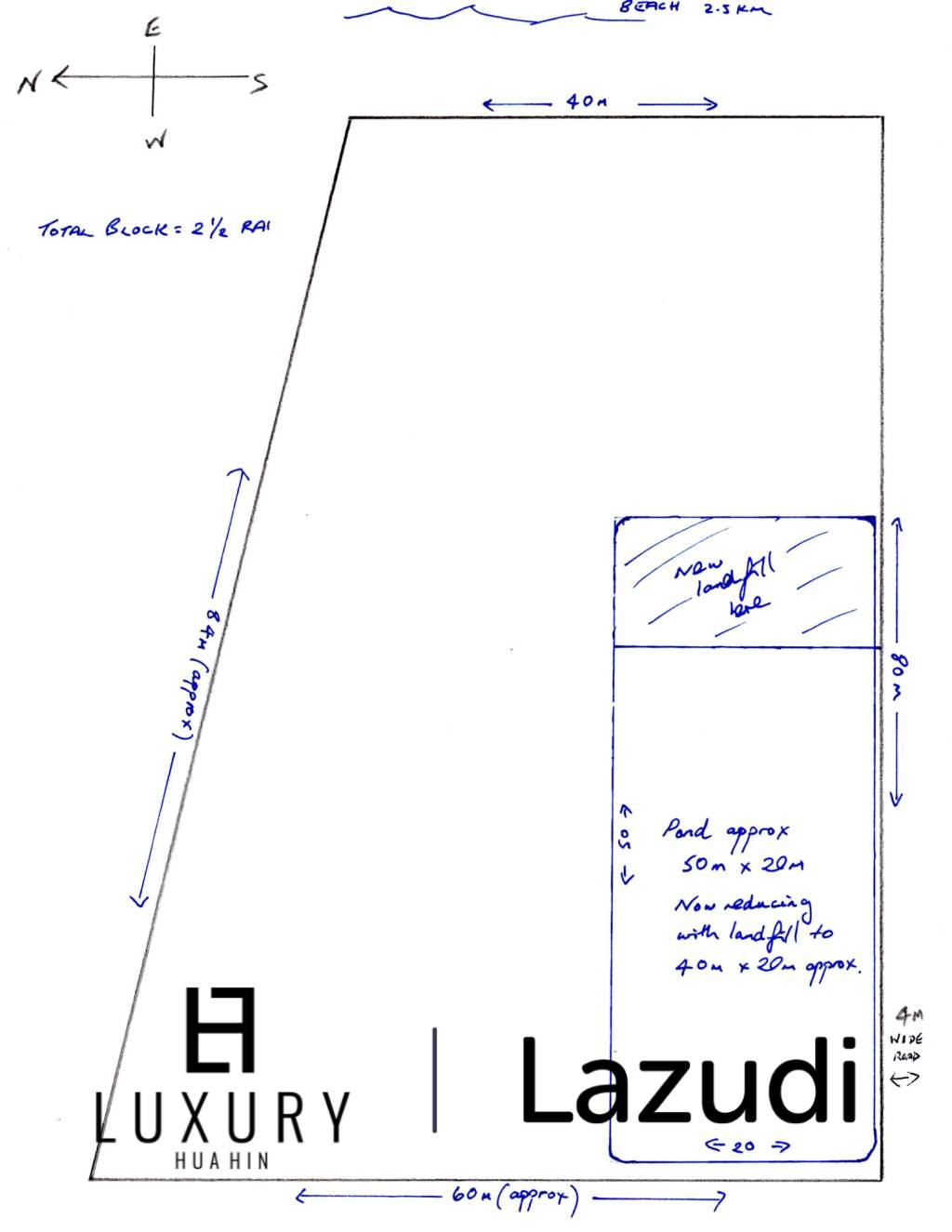 4,000 m² Atterrir Pour Vente