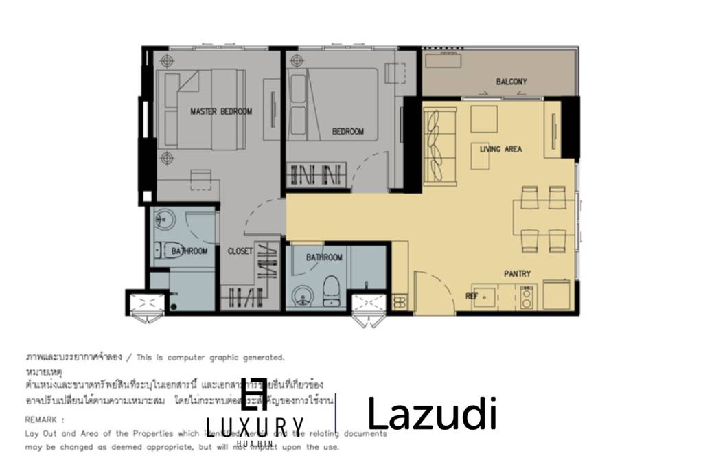 Corner 2 Bedroom City And Sea View Condo For Sale At Baan Kiang Fah