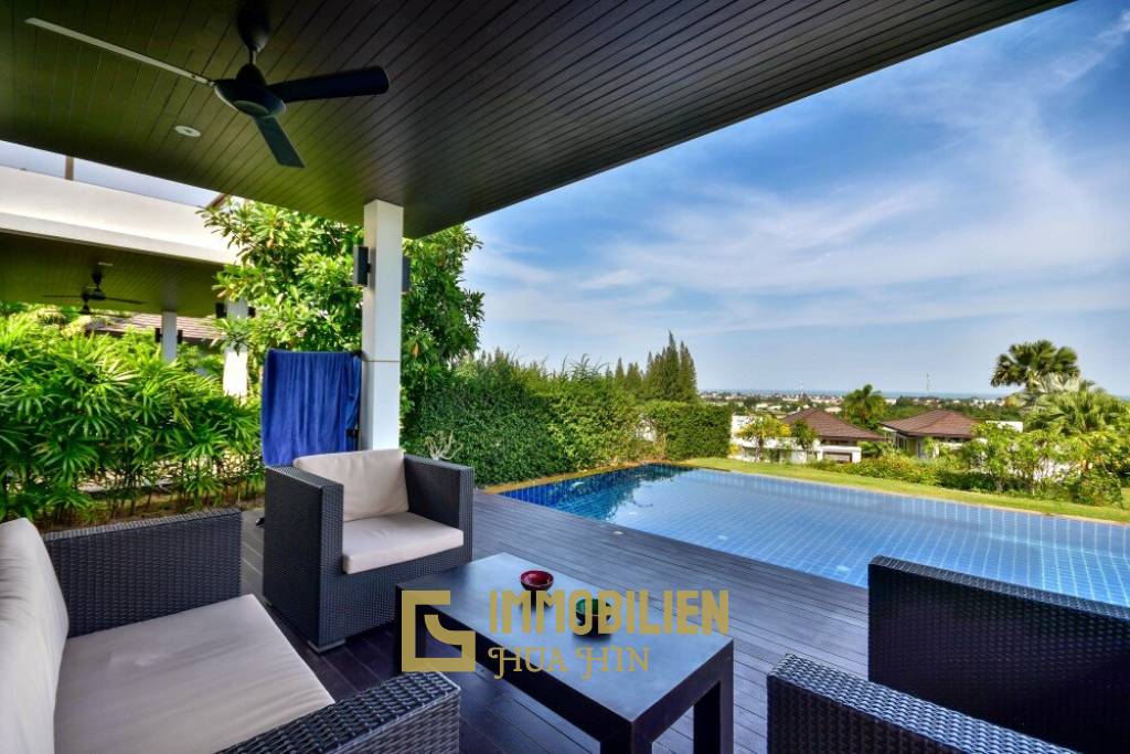 3 Bed Pool Villa with Sea and Mountain Views