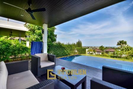 3 Bed Pool Villa with Sea and Mountain Views