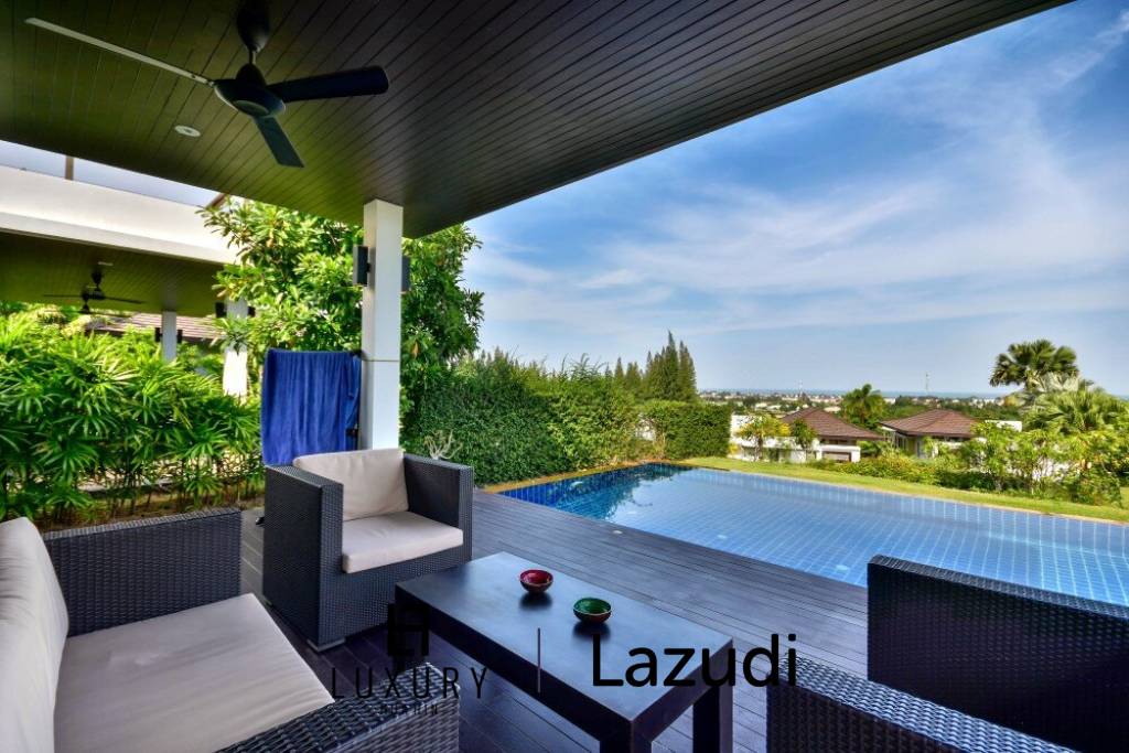 3 Bed Pool Villa with Sea and Mountain Views