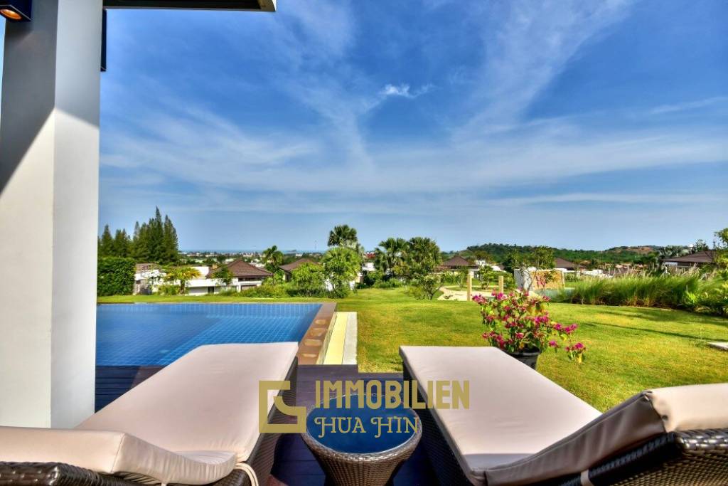 3 Bed Pool Villa with Sea and Mountain Views