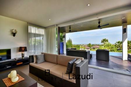 3 Bed Pool Villa with Sea and Mountain Views