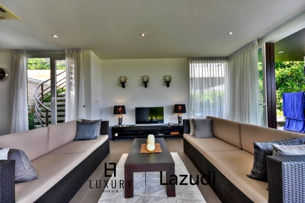 3 Bed Pool Villa with Sea and Mountain Views