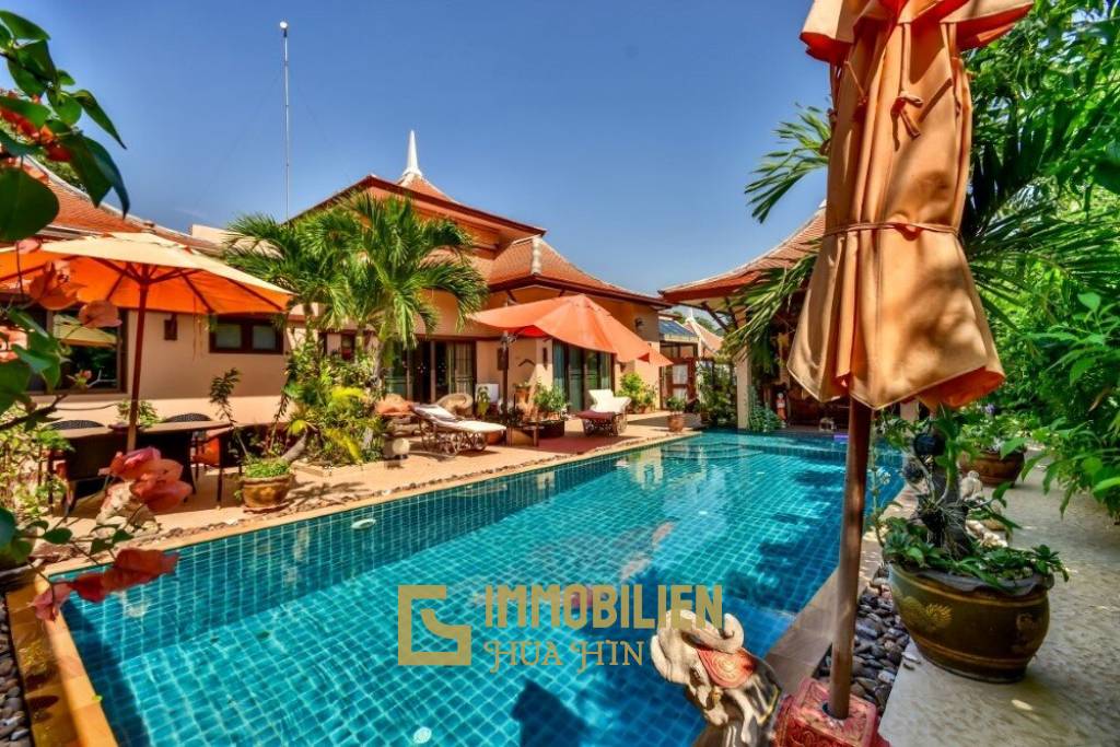 3 Bedrooms Bali Pool Villa with Guest House and Maids Quarters