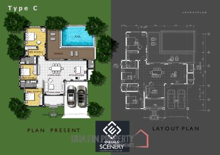 Emerald Valley : 3 Bedroom Luxury Pool Villas - New Development