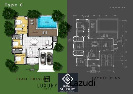 Emerald Valley : 3 Bedroom Luxury Pool Villas - New Development