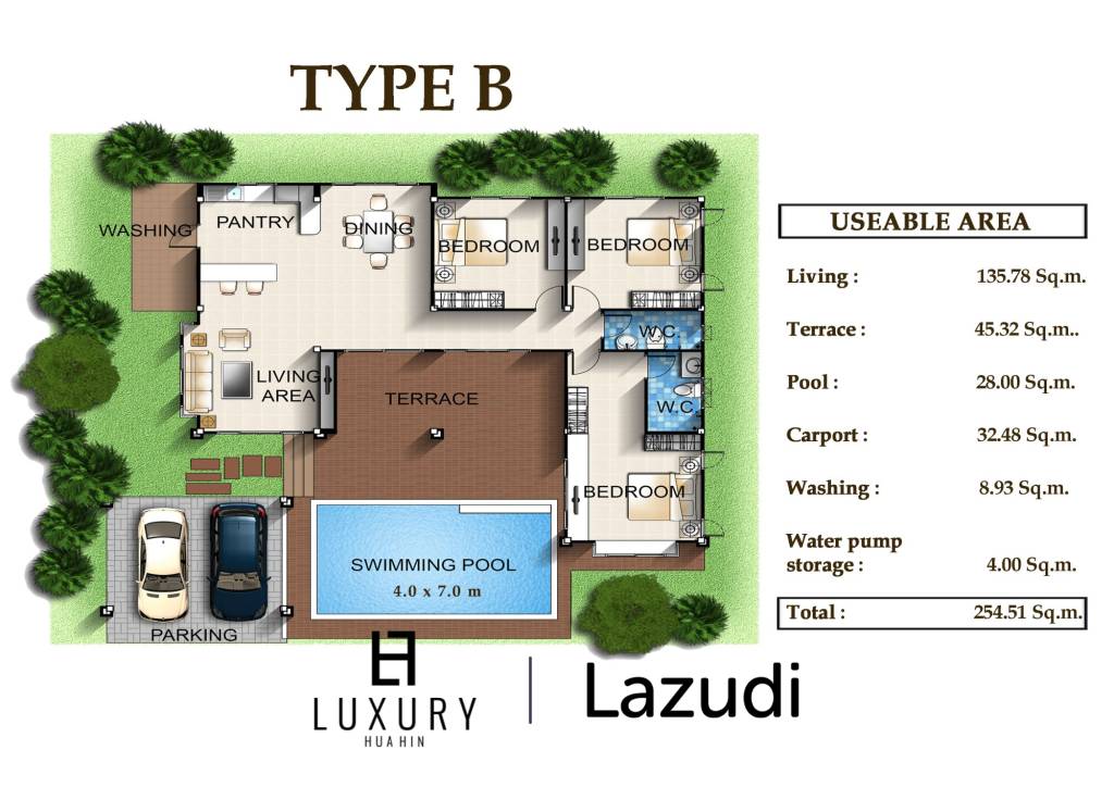 Hua Hin Grand Hills : New well constructed Villa's in Soi 70 - New Development