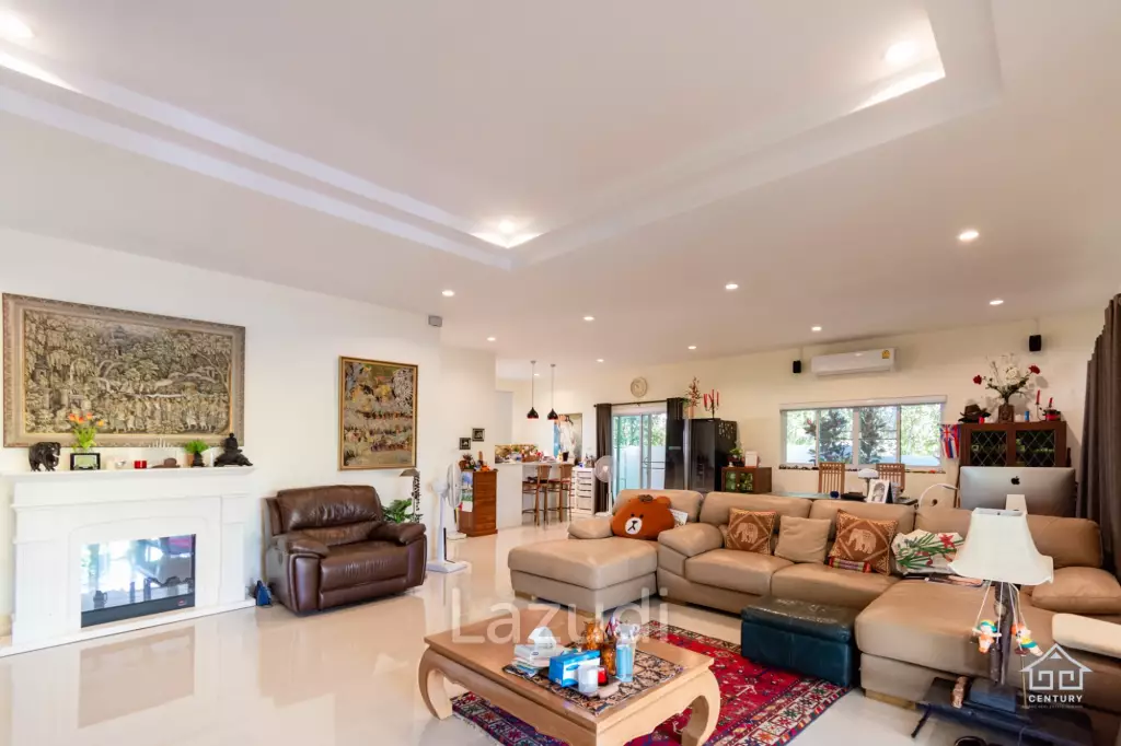 3 bed villa with Superb landscaped garden and extra large covered terrace