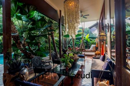 Thai Bali Designer 3 Bed Home For Sale Near Sainoi Beach