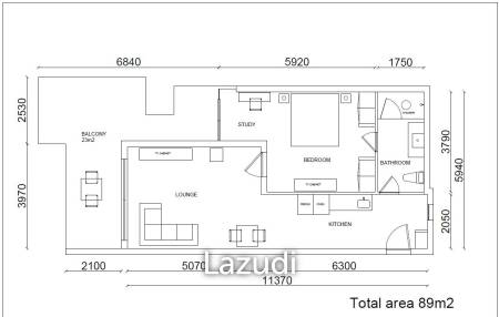 คอนโด Absolute Twin Sands Resort and Spa 1 ห้องนอน พื้นที่กว้าง วิวทะเล ภูเก็ต