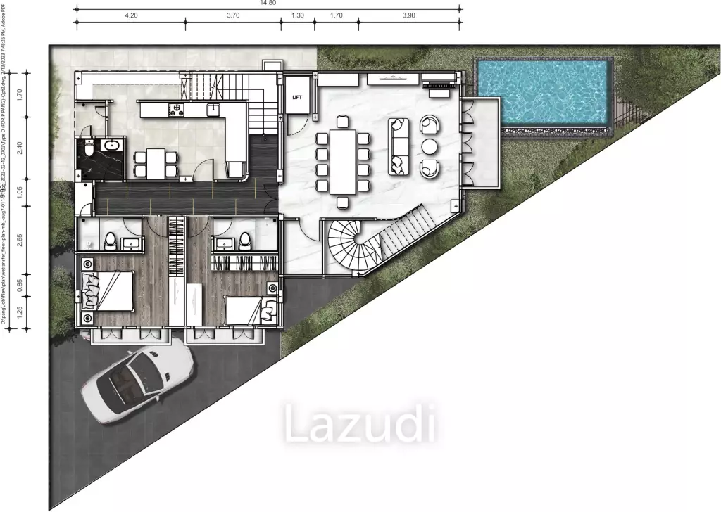 4 Bed 7 Bath 253 SQ.M Maison Blanche