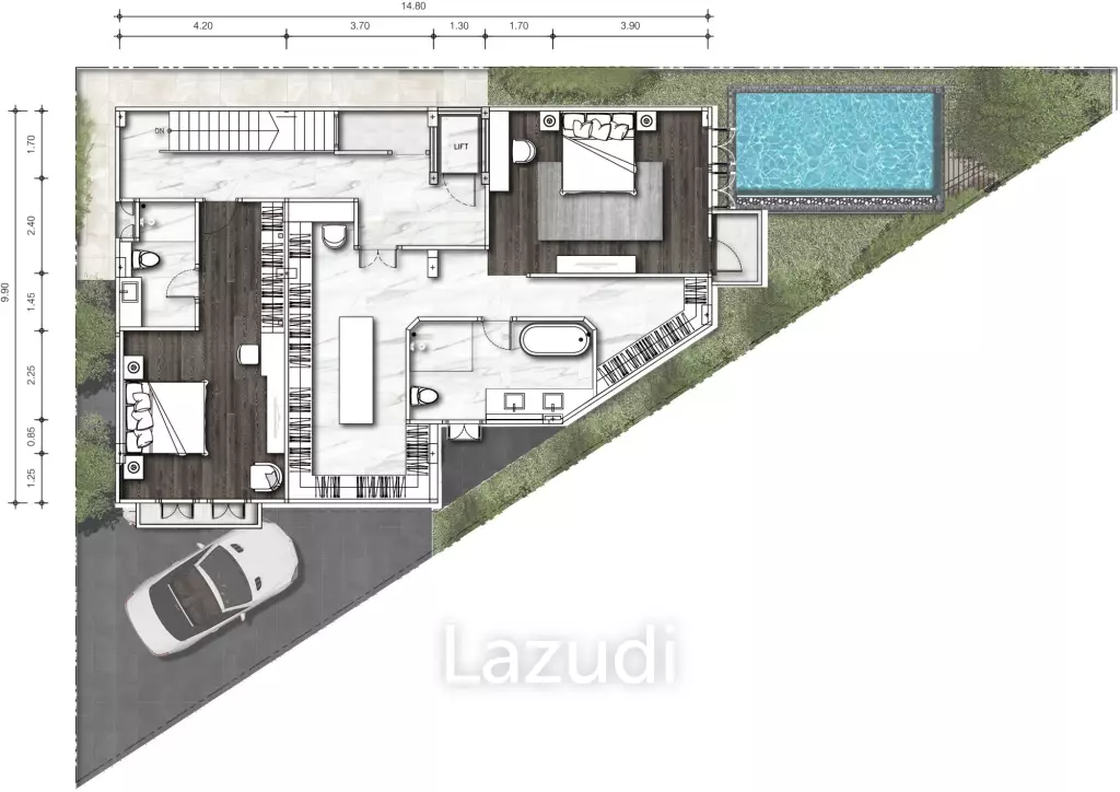 4 Bed 7 Bath 253 SQ.M Maison Blanche