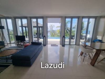 4 Bed Sea View Pool Villa | Walk to Surin Beach