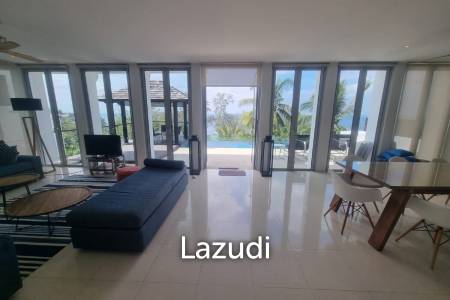 4 Bed Sea View Pool Villa | Walk to Surin Beach