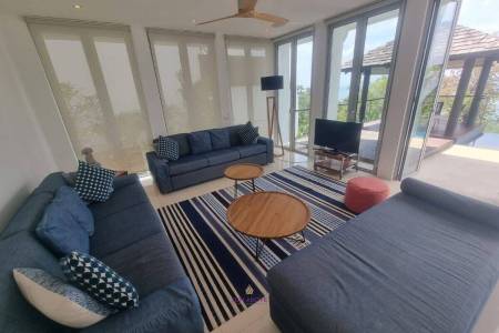 4 Bed Sea View Pool Villa | Walk to Surin Beach