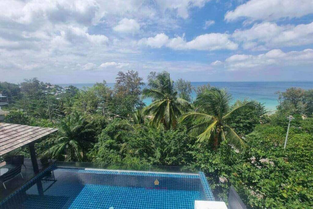 4 Bed Sea View Pool Villa | Walk to Surin Beach