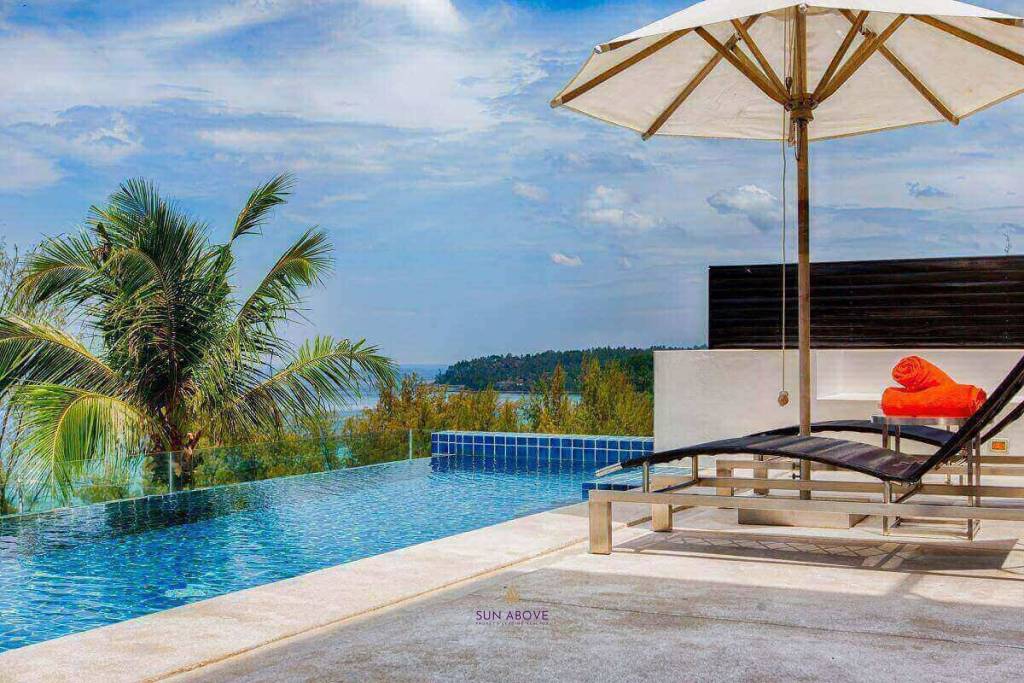 4 Bed Sea View Pool Villa | Walk to Surin Beach