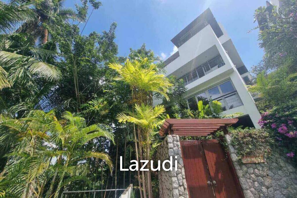 4 Bed Sea View Pool Villa | Walk to Surin Beach