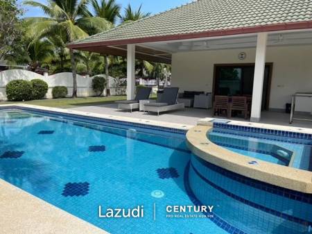 COCONUT GARDENS : Good size 3 bed pool villa