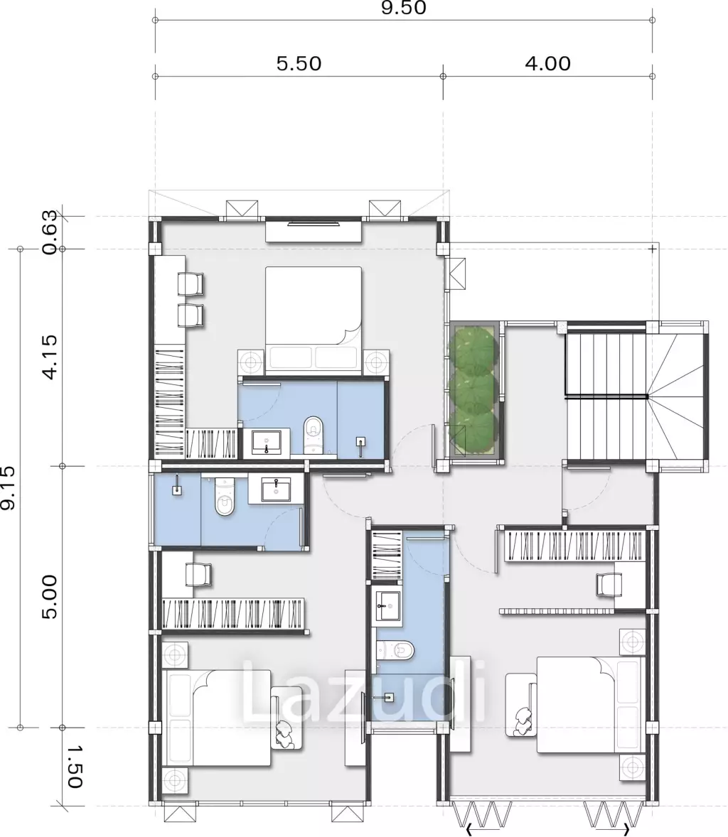 3 Bedroom 4 Bathroom 260 SQ.M M Estate