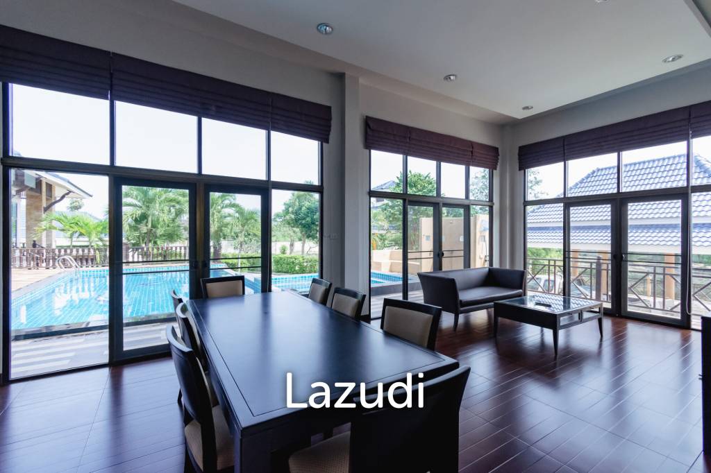 LARGE 6 BED HOUSE FOR SALE ON A 5 RAI PROPERTY WITH A FISHING POND