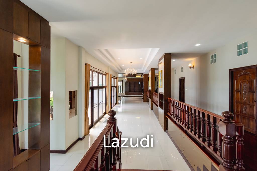 LARGE 6 BED HOUSE FOR SALE ON A 5 RAI PROPERTY WITH A FISHING POND