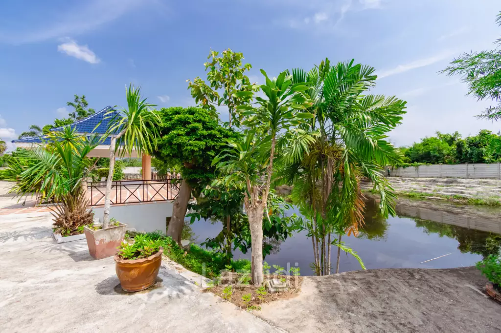 LARGE 6 BED HOUSE FOR SALE ON A 5 RAI PROPERTY WITH A FISHING POND