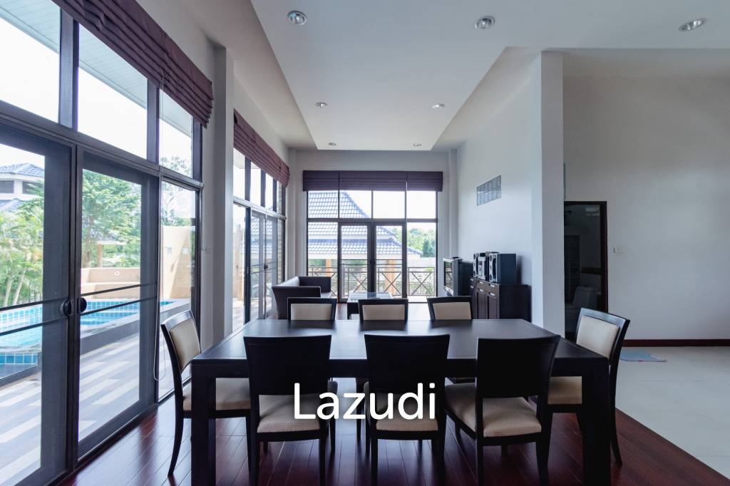 LARGE 6 BED HOUSE FOR SALE ON A 5 RAI PROPERTY WITH A FISHING POND