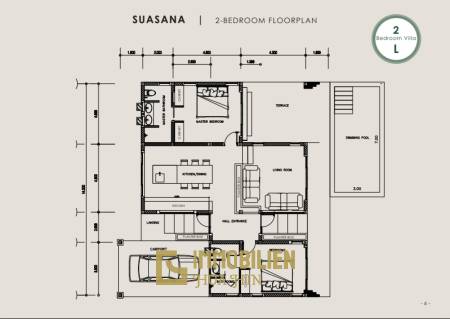 2 Bed 2 Bath 180 SQ.M BelVida Estate Villa Suasana