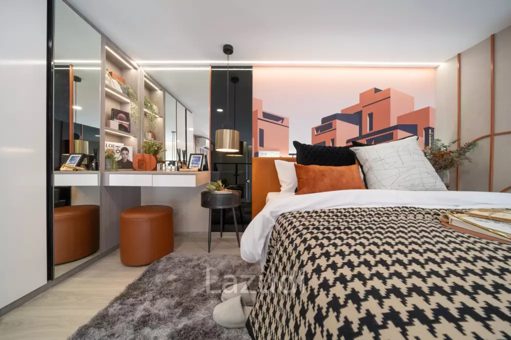 35 sqm duplex condo on 21st floor in Bang Bamru Bangkok