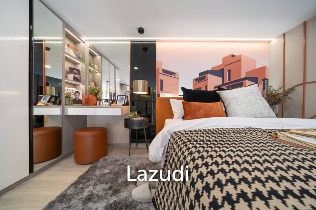Modern 1 Bedroom Duo Space Condo 25.44 sqm on 21st Floor Bang Bamru Bangkok