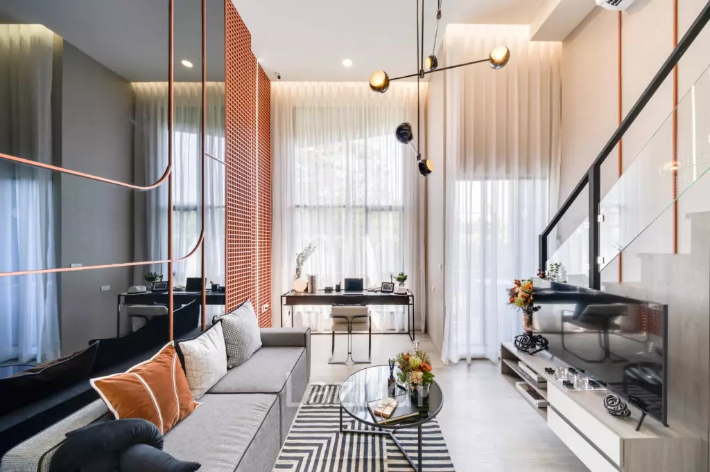 Modern 1 Bedroom Duo Space Condo 25.44 sqm on 21st Floor Bang Bamru Bangkok